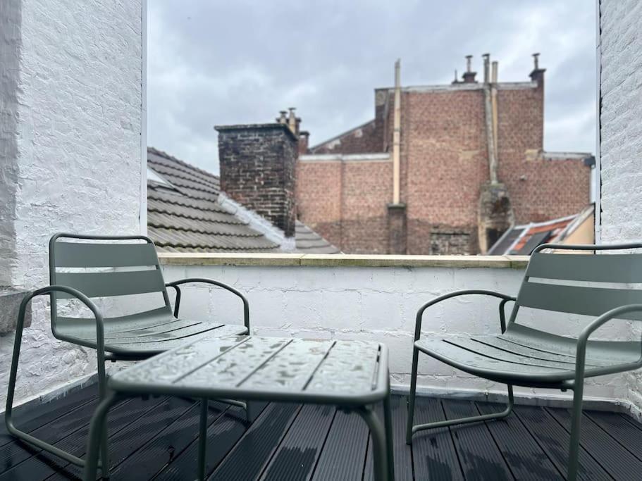 Duplex Chic Et Spacieux - Hypercentre Liège Exterior foto